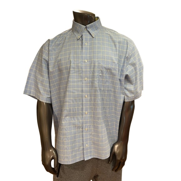 Men’s Paul Frederick short sleeve plaid shirts. Set of two - Picture 4 of 7